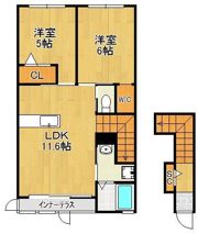 パルティール C棟の間取り画像