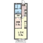 マストライフ高崎中居の間取り画像