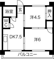 メゾンさくらの間取り画像