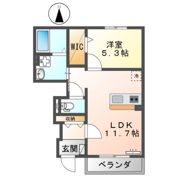 Plantoir Mukaihara（プラントワール向原）の間取り画像
