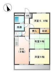 ファミール北川の間取り画像