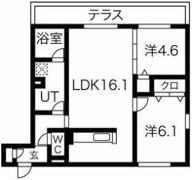 クレリア A棟の間取り画像
