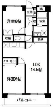 メゾン大西の間取り画像