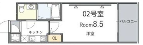 ウエンズ東心斎橋の間取り画像