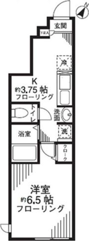 グリシーヌ経堂の間取り画像