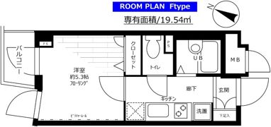ステージファースト幡ヶ谷の間取り画像