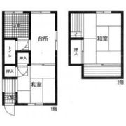 皆川貸家の間取り画像