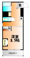 サーパス大供の間取り画像