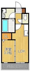 サンシティ直方の間取り画像