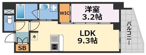 セレニテ堺筋本町リアンの間取り画像