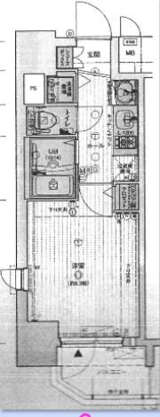 エスライズ梅田東の間取り画像