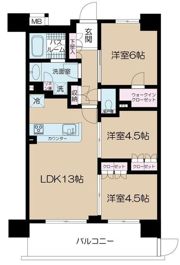 パレステージ本川越の間取り画像
