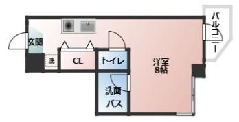 エミネンスコート瀬田の間取り画像