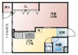エターナルシティー公園 1号館の間取り画像