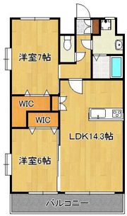 ベルガ穴生の間取り画像