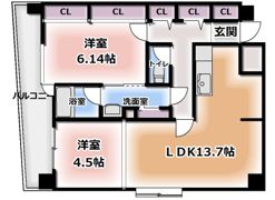 ラ・カリテの間取り画像
