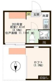 ハーモニーテラス西葛西の間取り画像