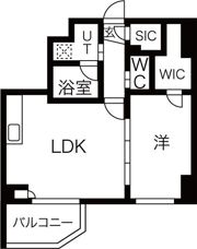 AXAS上野北の間取り画像