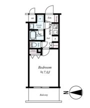 Lala place 梅田東シエスタの間取り画像