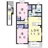 ゼファー川原崎の間取り画像