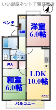 グリーンアベニューの間取り画像