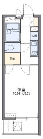 レオパレスオリーブハウスⅤの間取り画像