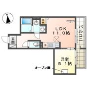 仮）八王子市北野町マンション新築工事の間取り画像