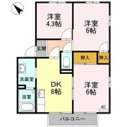 アゼリアパークハウス G棟の間取り画像