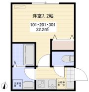 グロースリング東村山の間取り画像