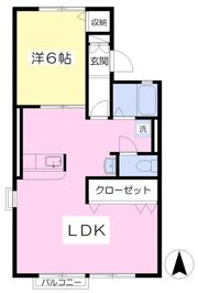 ハイツスズキAの間取り画像