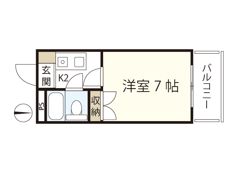 パレグレース仁保の間取り画像