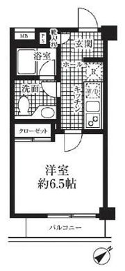 HF銀座レジデンスの間取り画像