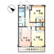 パークサイド小糸江Ⅰの間取り画像
