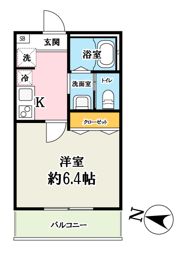 Pine Da Casa三郷中央Aの間取り画像