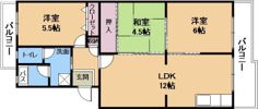 チュリス石山の間取り画像