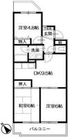 ロイヤル二俣川B棟の間取り画像