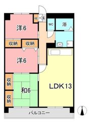 厚生町クラウンズマンションの間取り画像