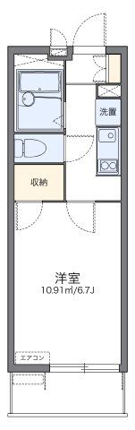 レオパレス浜木綿の間取り画像