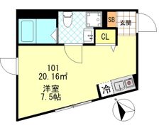 ONENESS新井の間取り画像