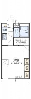 レオパレスイーストライト白井の間取り画像
