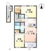 富山市黒崎新築アパートの間取り画像