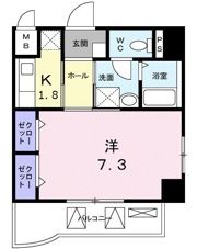 クラールアヴェニューの間取り画像