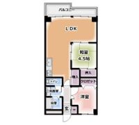 内代コーポの間取り画像