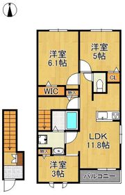 ギャラン大野井B棟の間取り画像