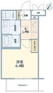 ウェルスクエア池田石橋Ⅲの間取り画像
