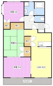 サザンクロスの間取り画像