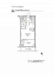 プラウドフラット渋谷富ヶ谷の間取り画像