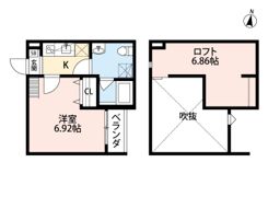 Casa下新庄の間取り画像