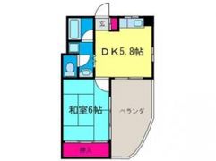 ヴィラブランシュ牛田の間取り画像