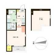 ハーモニーテラスmiletⅡの間取り画像